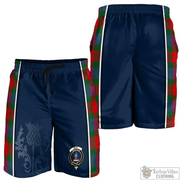 Mar Tartan Men's Shorts with Family Crest and Scottish Thistle Vibes Sport Style - Tartan Vibes Clothing