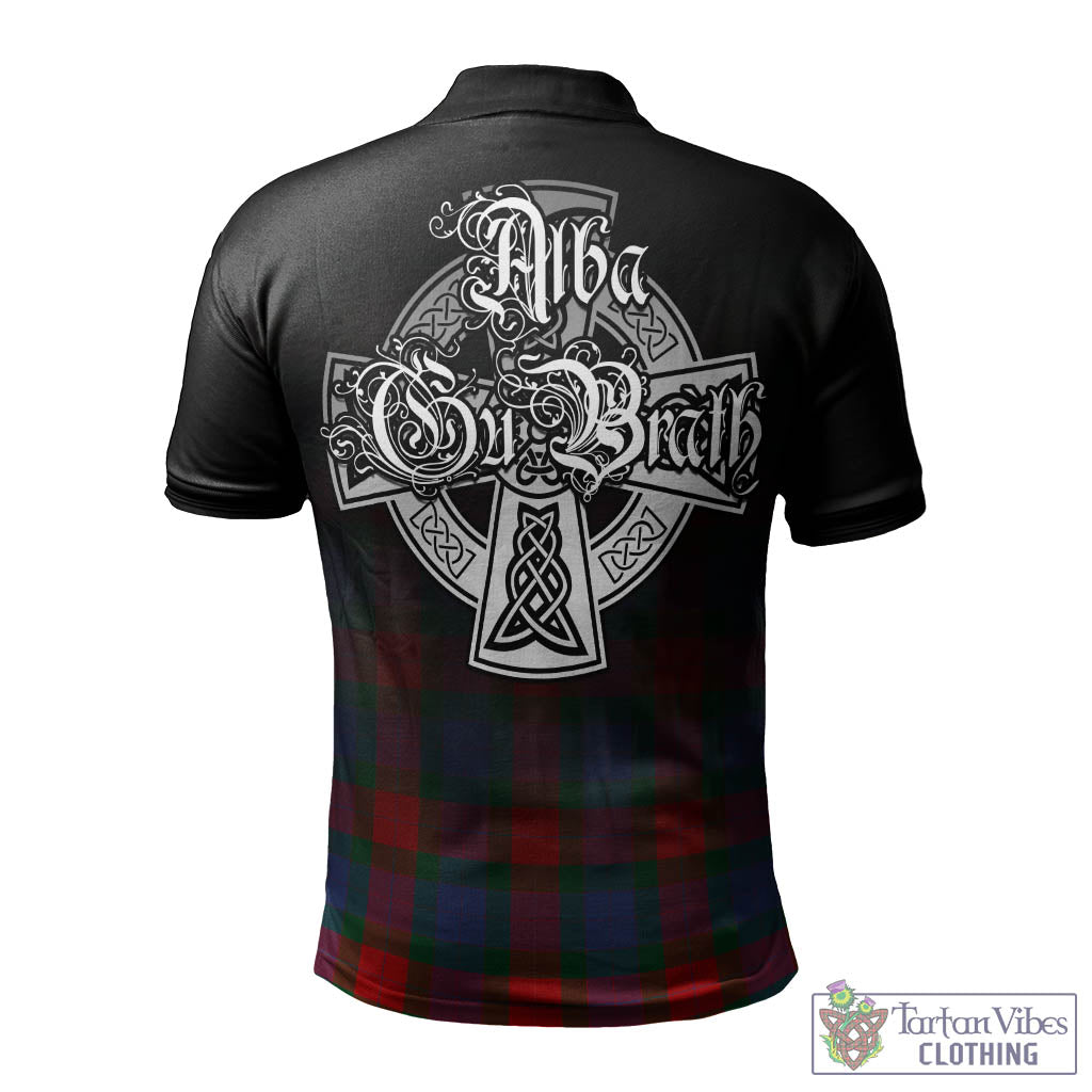 Mar Tartan Polo Shirt Featuring Alba Gu Brath Family Crest Celtic Inspired - Tartan Vibes Clothing