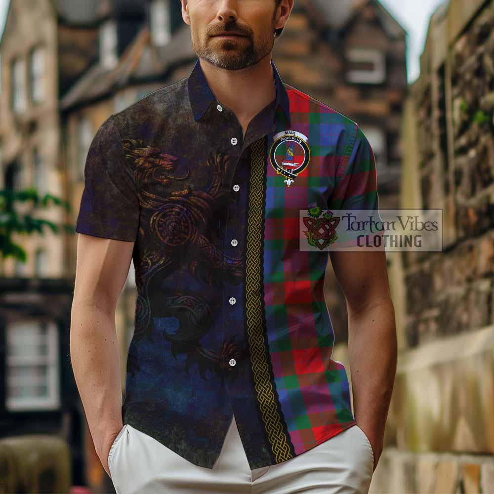 Mar Tartan Family Crest Hawaiian Shirt Alba Gu Brath Be Brave Lion Ancient Style - Tartan Vibes Clothing