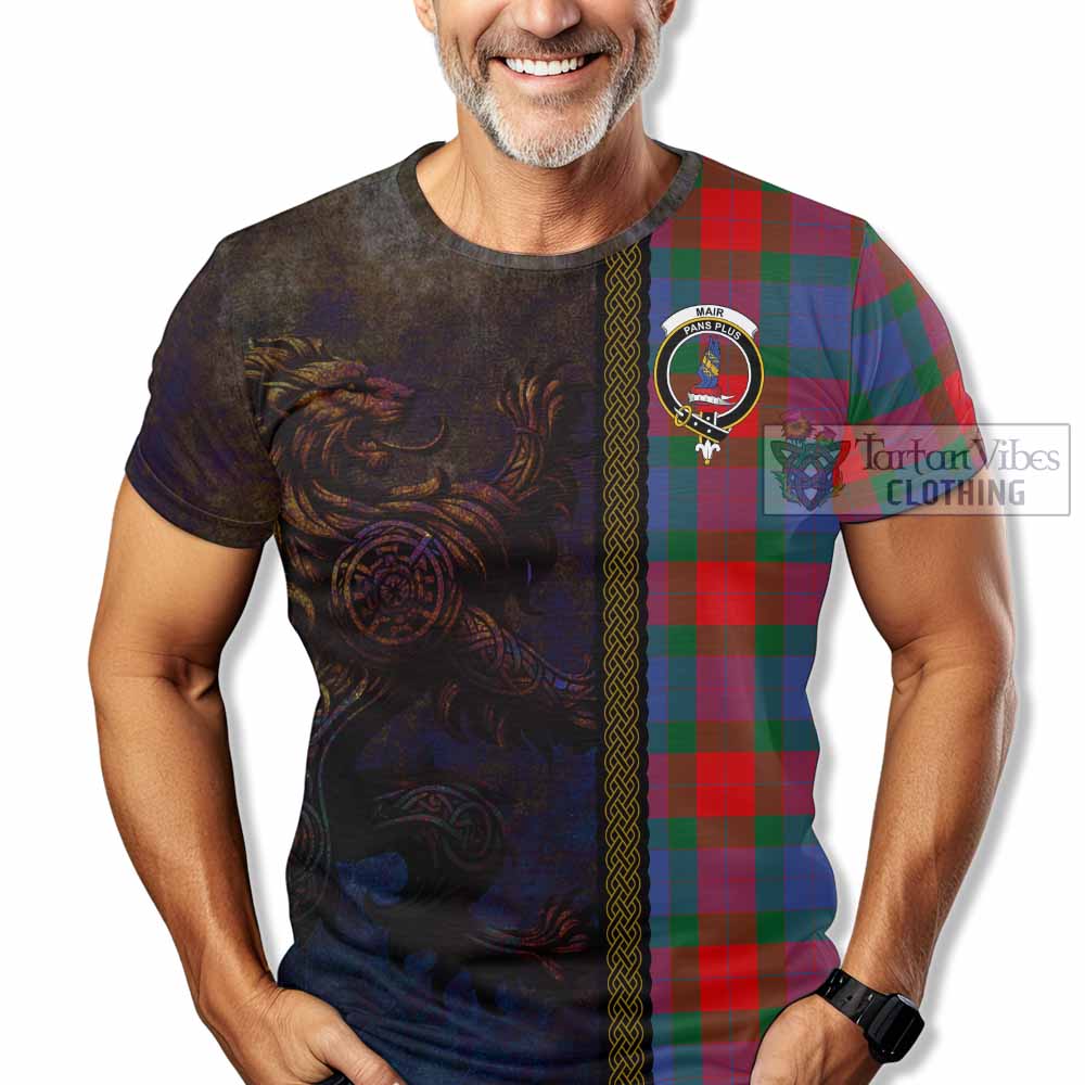 Mar Tartan Family Crest T-Shirt Alba Gu Brath Be Brave Lion Ancient Style - Tartan Vibes Clothing