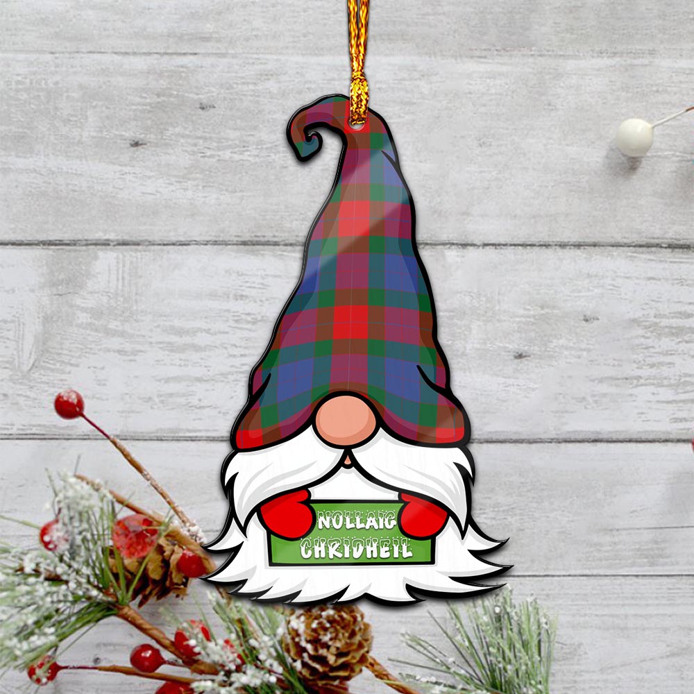 Mar Gnome Christmas Ornament with His Tartan Christmas Hat - Tartan Vibes Clothing