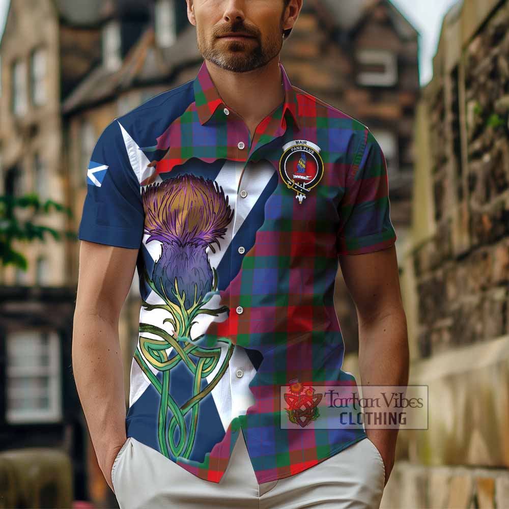 Mar Tartan Family Crest Hawaiian Shirt Scottish Thistle Celtic Inspired - Tartan Vibes Clothing