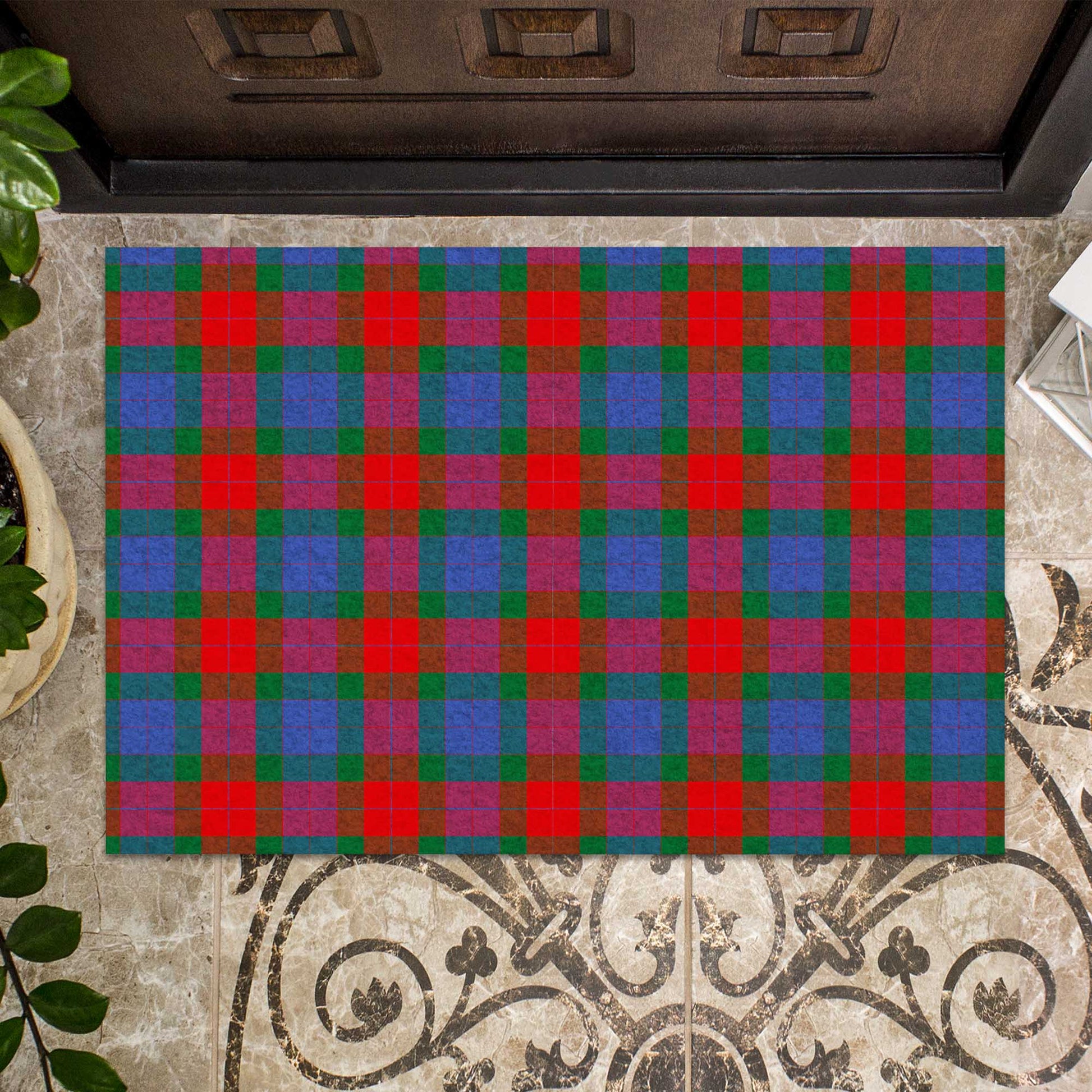 Mar Tartan Rubber Doormat - Tartan Vibes Clothing