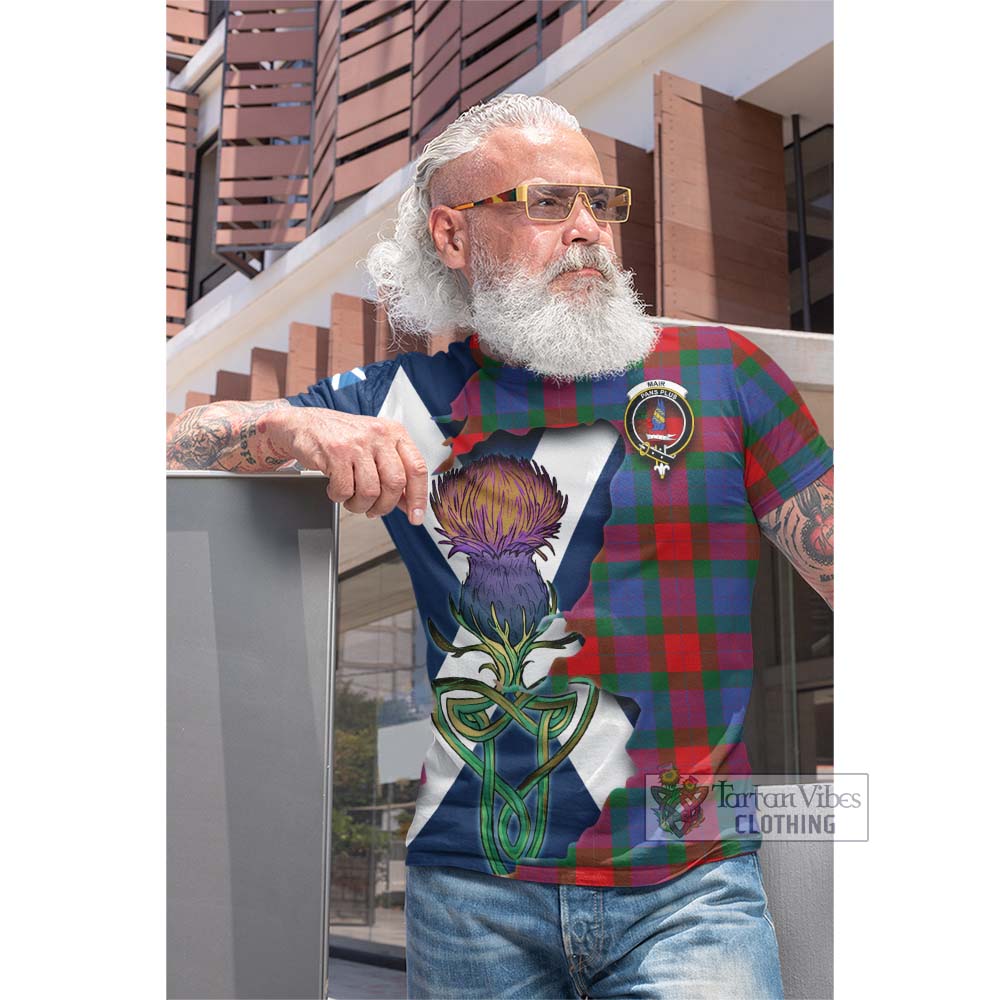 Mar Tartan Family Crest Cotton T-shirt Scottish Thistle Celtic Inspired - Tartan Vibes Clothing