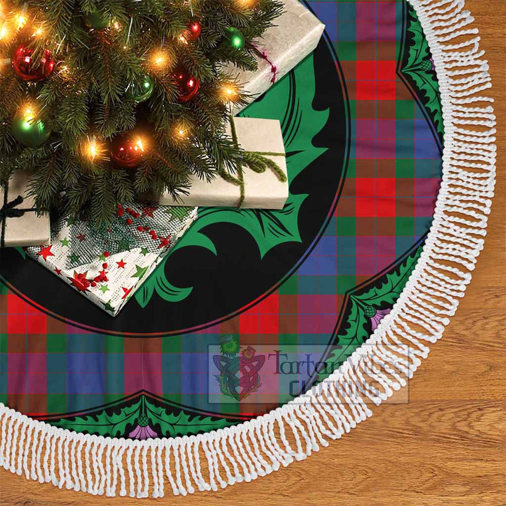 Mar Tartan Christmas Tree Skirt Scottish Thistle Style - Tartan Vibes Clothing