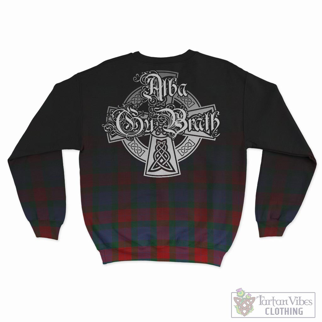 Mar Tartan Sweatshirt Featuring Alba Gu Brath Family Crest Celtic Inspired - Tartan Vibes Clothing