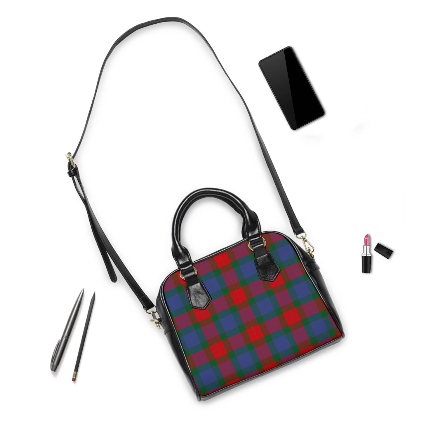 Mar Tartan Shoulder Handbags - Tartan Vibes Clothing