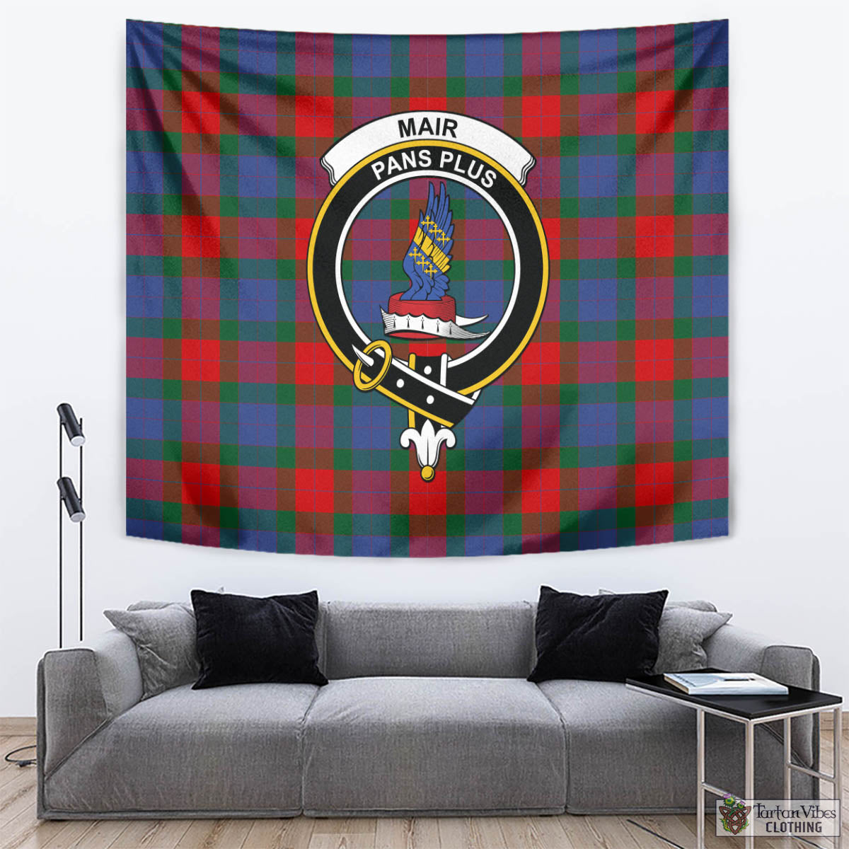 Mar Tartan Tapestry Wall Hanging and Home Decor for Room with Family Crest - Tartan Vibes Clothing
