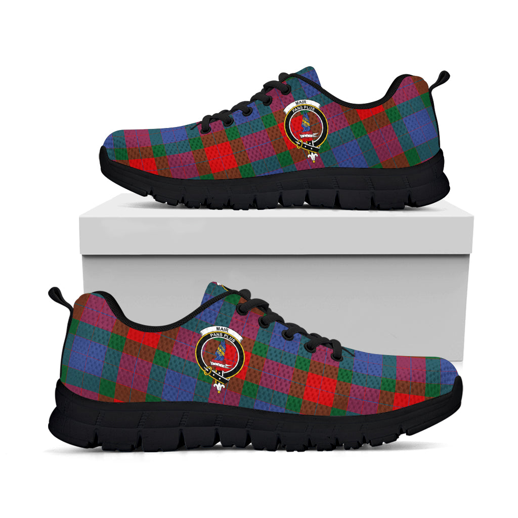 Mar Tartan Sneakers with Family Crest - Tartan Vibes Clothing
