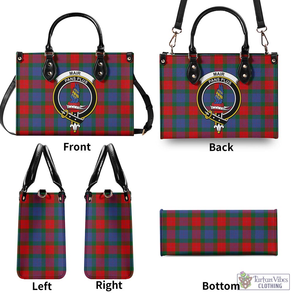 Mar Tartan Luxury Leather Handbags with Family Crest - Tartan Vibes Clothing