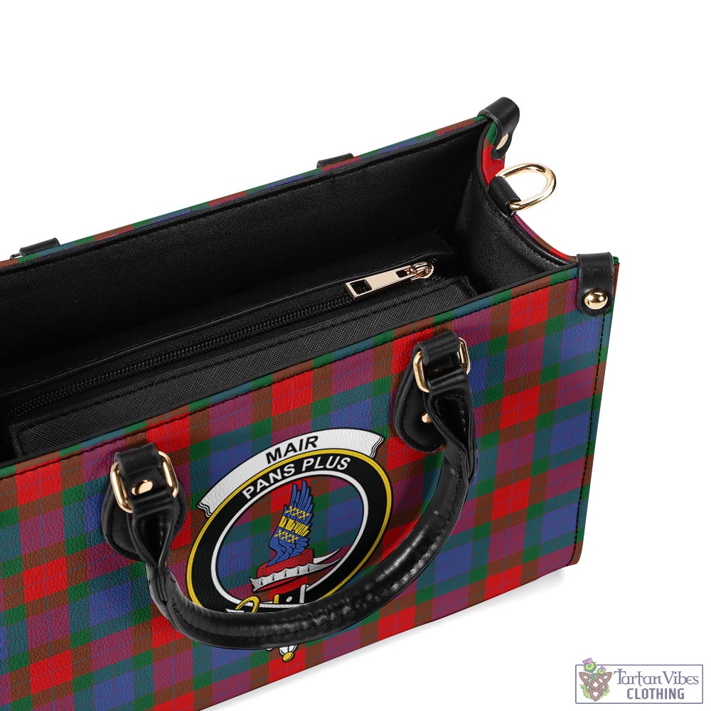 Mar Tartan Luxury Leather Handbags with Family Crest - Tartan Vibes Clothing
