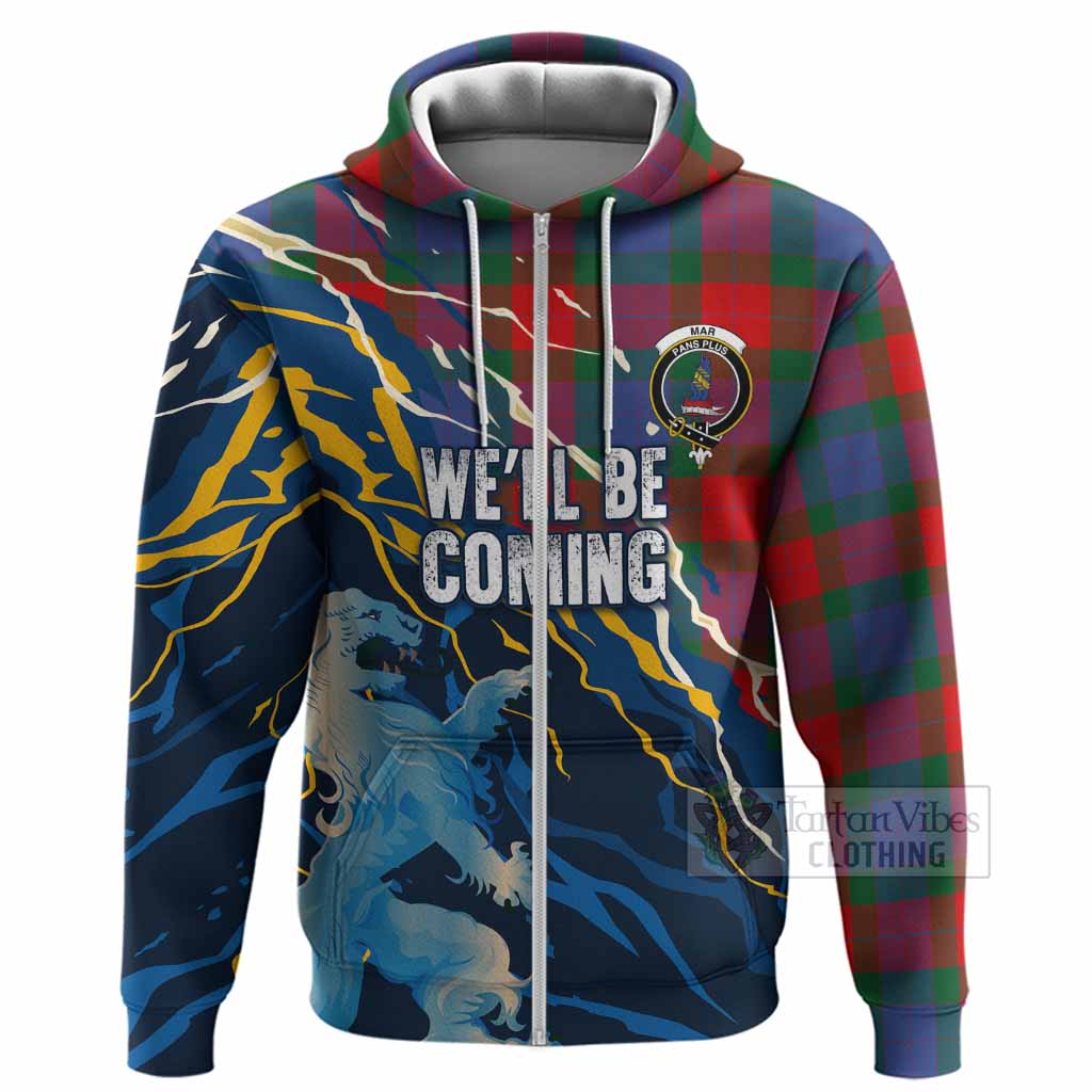 Mar Scotland Tartan Hoodie WC2026 Football - We'll Be Coming