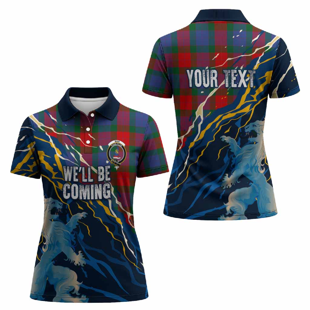 Mar Scotland Tartan Women Polo Shirt WC2026 Football - We'll Be Coming