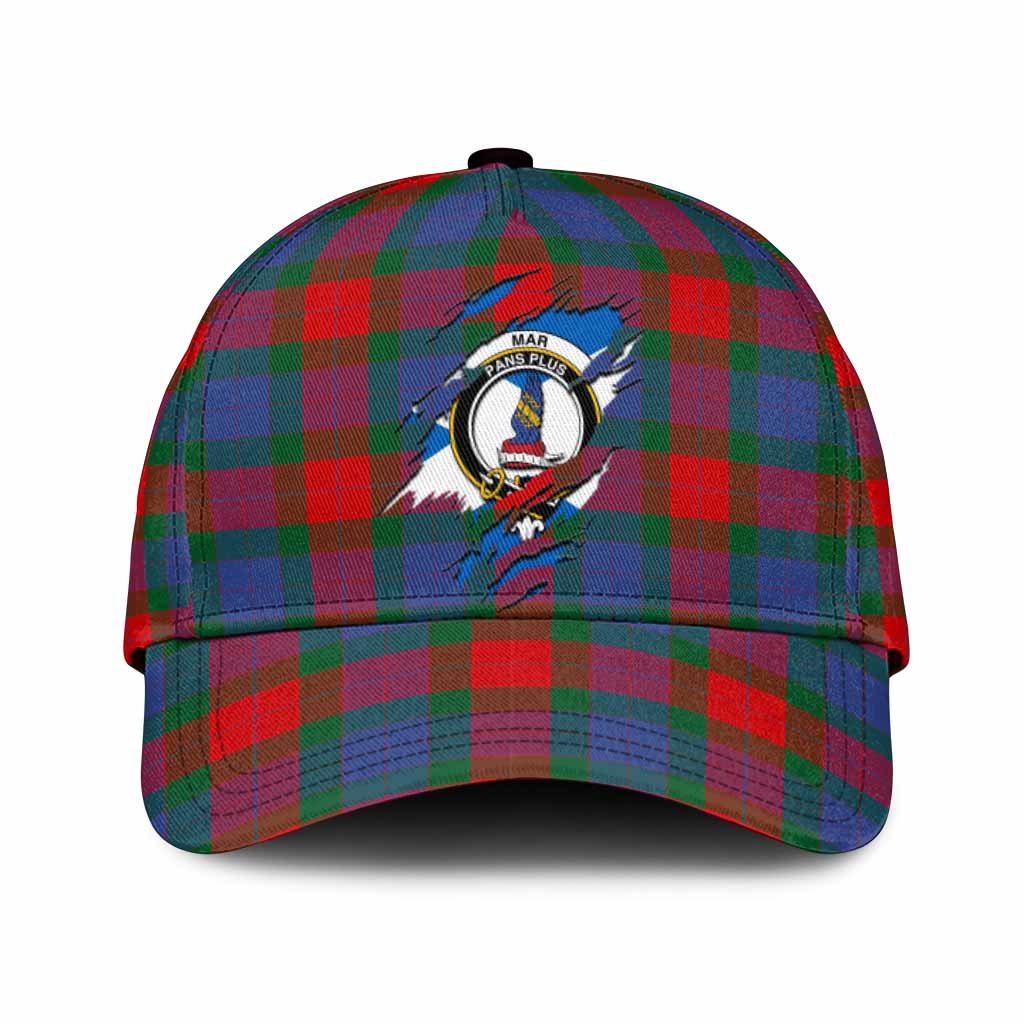Mar Tartan Classic Cap with Family Crest In Me Style