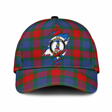 Mar Tartan Classic Cap with Family Crest In Me Style