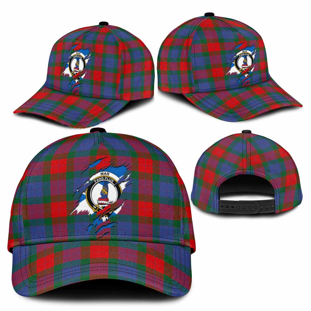 Mar Tartan Classic Cap with Family Crest In Me Style