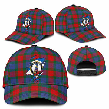 Mar Tartan Classic Cap with Family Crest In Me Style