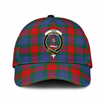 Mar Tartan Classic Cap with Family Crest