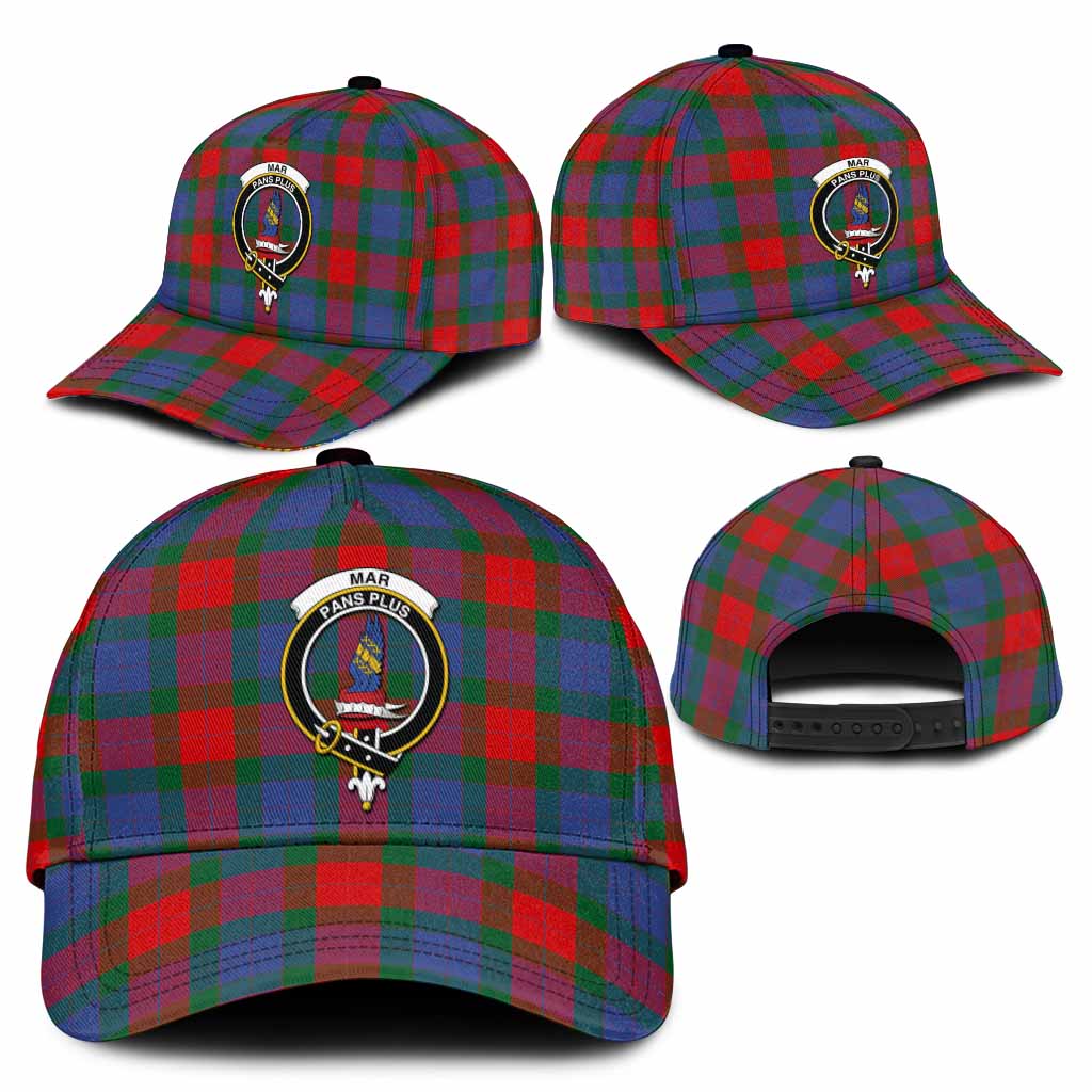 Mar Tartan Classic Cap with Family Crest