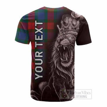 Mar Tartan Cotton T-shirt Roaring Lion Heritage