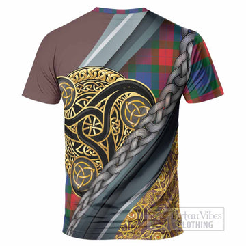 Mar Tartan Crest T-Shirt Scottish Triskele Celtic