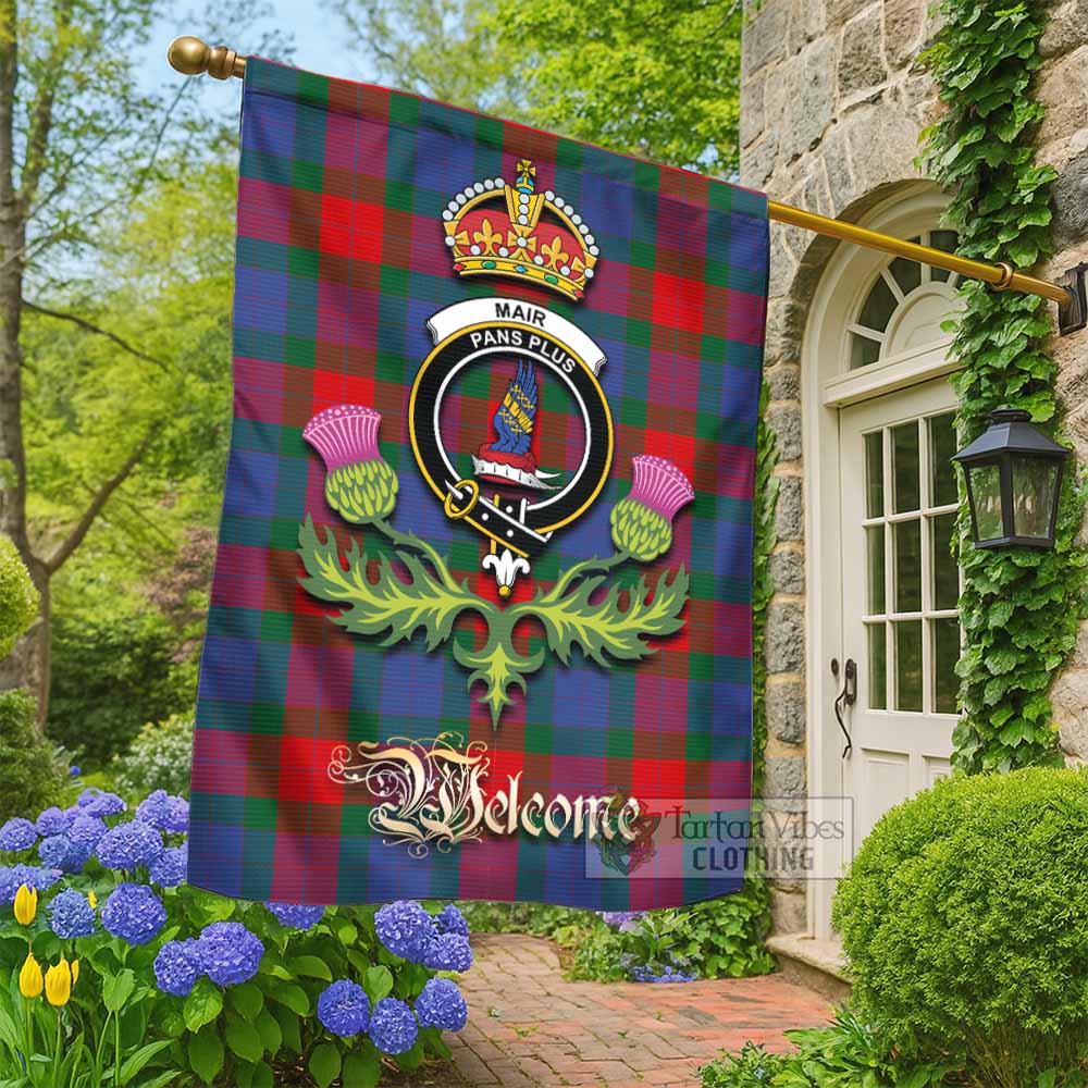 Mar Tartan Family Crest Garden Flag Royal Thistle Welcome Style - Tartan Vibes Clothing