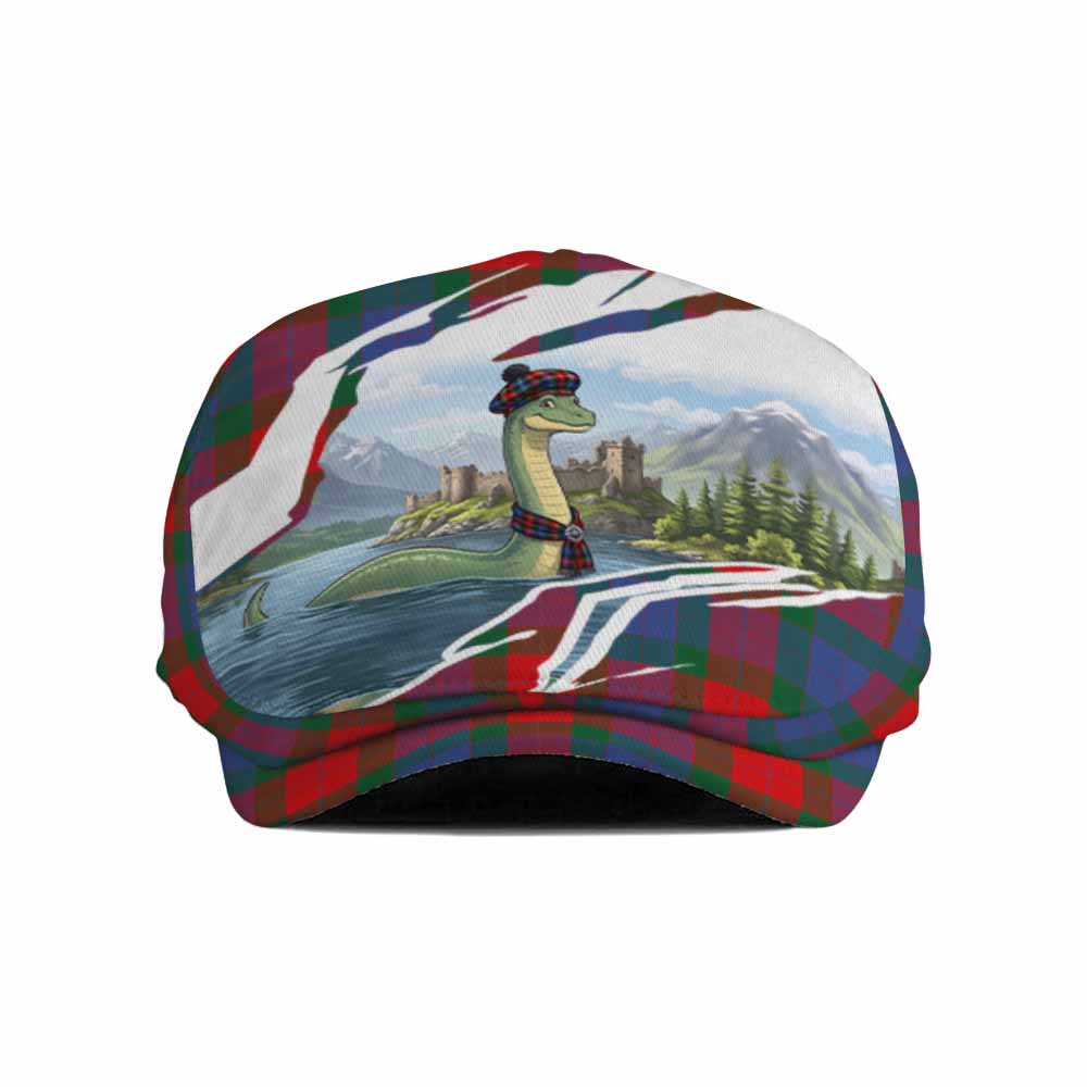 Mar Tartan Loch Ness Monster Scottish Heritage Art Flat Cap, Jeff Cap