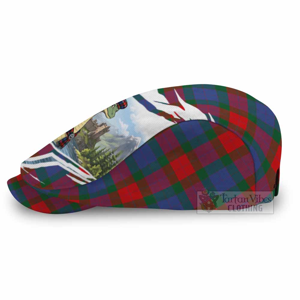 Mar Tartan Loch Ness Monster Scottish Heritage Art Flat Cap, Jeff Cap