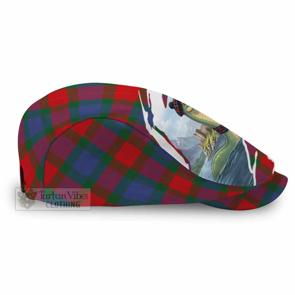Mar Tartan Loch Ness Monster Scottish Heritage Art Flat Cap, Jeff Cap