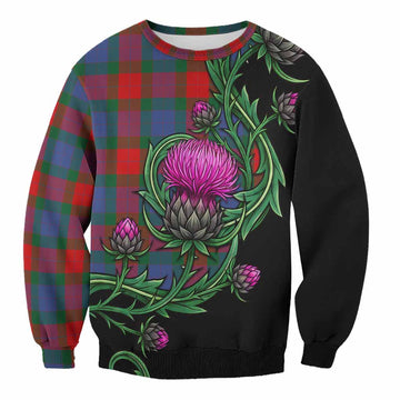 Mar Tartan Sweatshirt Resilient Scottish Thistle Unisex - Tartan Vibes Clothing