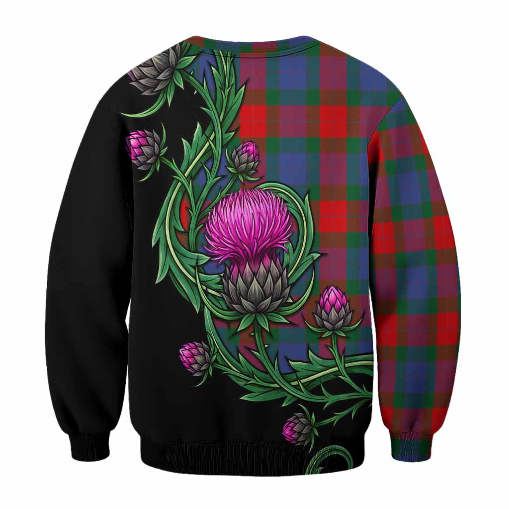 Mar Tartan Sweatshirt Resilient Scottish Thistle - Tartan Vibes Clothing