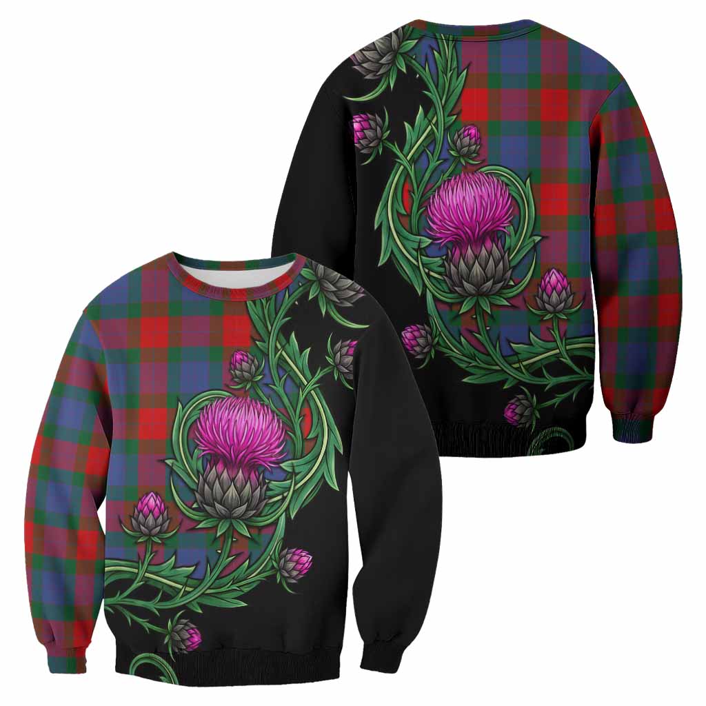 Mar Tartan Sweatshirt Resilient Scottish Thistle - Tartan Vibes Clothing