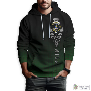 Mar Tribe Tartan Hoodie Featuring Alba Gu Brath Family Crest Celtic Inspired Zip Hoodie - Tartan Vibes Clothing