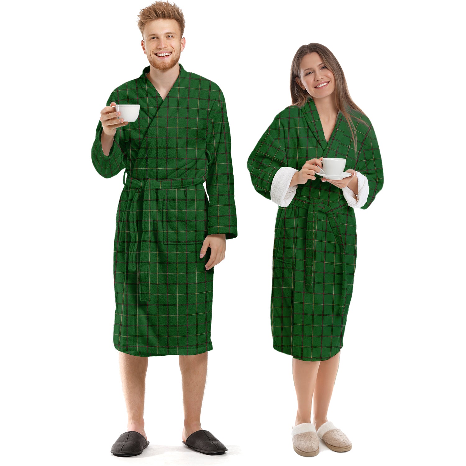 Mar Tribe Tartan Bathrobe Unisex S - Tartan Vibes Clothing