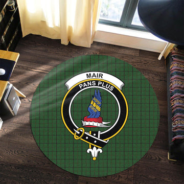Mar Tribe Tartan Round Rug with Family Crest Premium Round Rug - Tartan Vibes Clothing