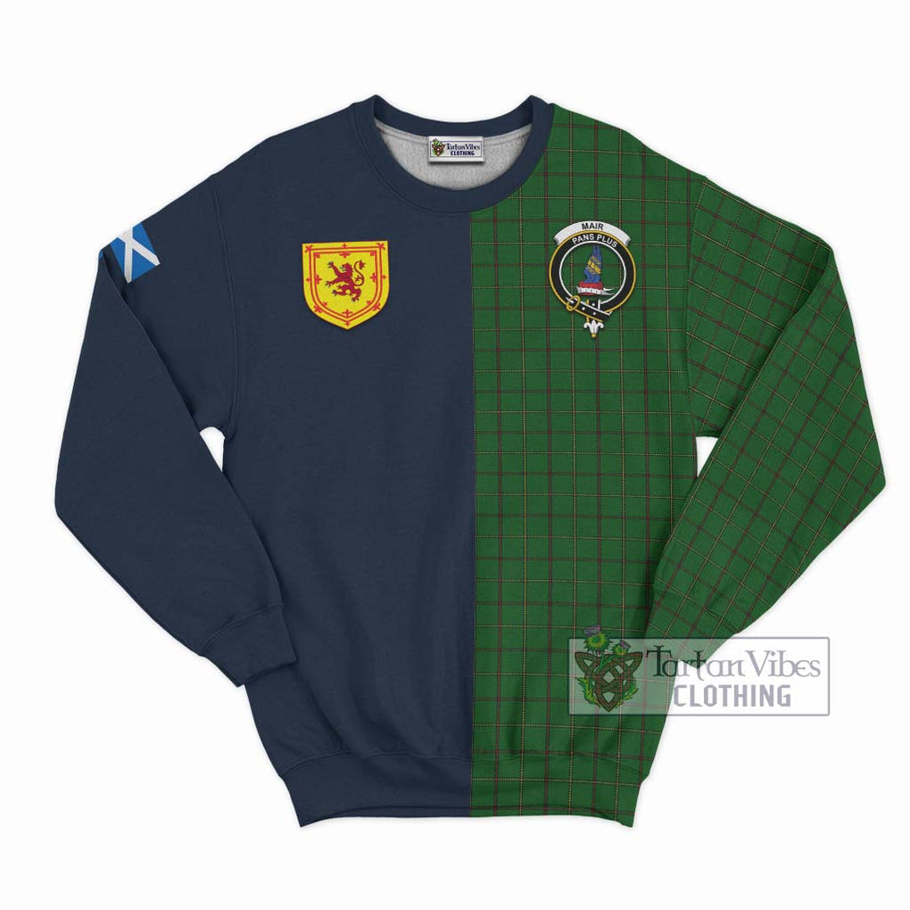 Mar Tribe Tartan Sweatshirt Alba with Scottish Lion Royal Arm Half Style Unisex - Tartan Vibes Clothing