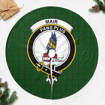 Mar Tribe Tartan Christmas Tree Skirt with Family Crest 47*47 inch - Tartan Vibes Clothing