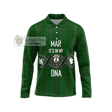 Mar Tribe Tartan Long Sleeve Polo Shirt with Family Crest DNA In Me Style Unisex - Tartan Vibes Clothing