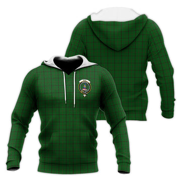 Mar Tribe Tartan Knitted Hoodie with Family Crest Unisex Knitted Pullover Hoodie - Tartan Vibes Clothing