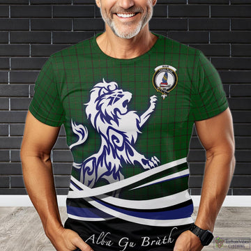 Mar Tribe Tartan T-Shirt with Alba Gu Brath Regal Lion Emblem Kid's Shirt - Tartan Vibes Clothing