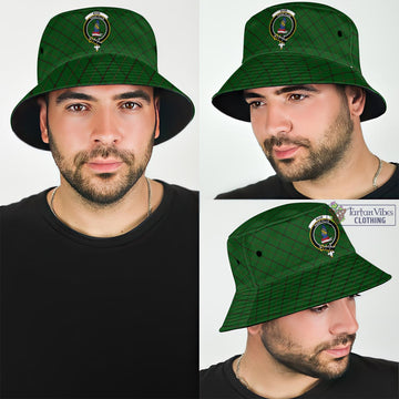 Mar Tribe Tartan Bucket Hat with Family Crest Bucket Hat One Size - Tartan Vibes Clothing