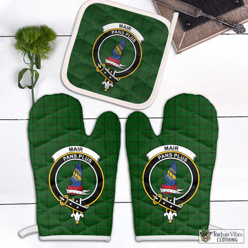 Mar Tribe Tartan Combo Oven Mitt & Pot-Holder with Family Crest Combo 2 Oven Mitt & 1 Pot-Holder Black - Tartan Vibes Clothing