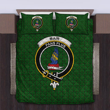 Mar Tribe Tartan Quilt Bed Set with Family Crest King - Tartan Vibes Clothing