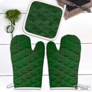Mar Tribe Tartan Combo Oven Mitt & Pot-Holder Combo 2 Oven Mitt & 1 Pot-Holder Black - Tartan Vibes Clothing