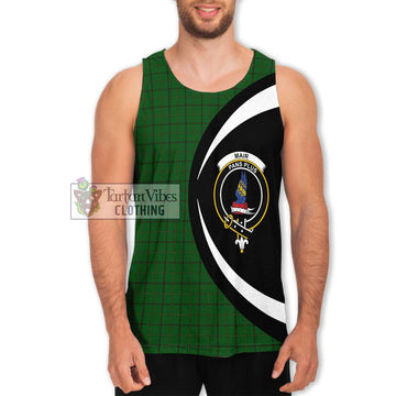 Mar Tribe Tartan Men's Tank Top with Family Crest Circle Style Men - Tartan Vibes Clothing