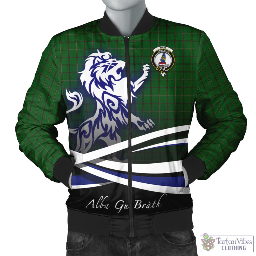 Mar Tribe Tartan Bomber Jacket with Alba Gu Brath Regal Lion Emblem Unisex - Tartan Vibes Clothing