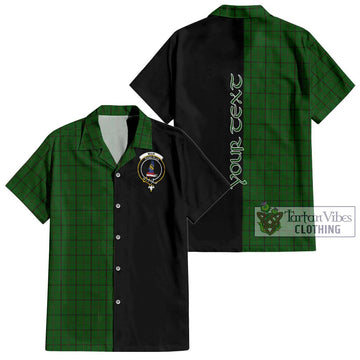 Mar Tribe Tartan Hawaiian Shirt with Family Crest and Half Of Me Style Kid - Tartan Vibes Clothing