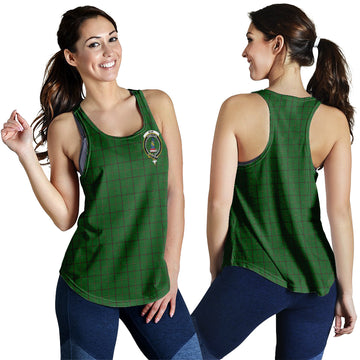 Mar Tribe Tartan Women Racerback Tanks with Family Crest 4XL - Tartan Vibes Clothing