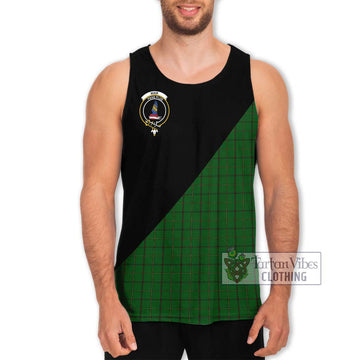 Mar Tribe Tartan Men's Tank Top with Family Crest and Military Logo Style Men - Tartan Vibes Clothing