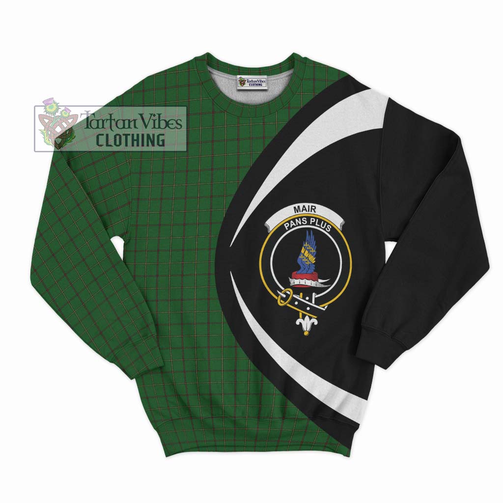 Mar Tribe Tartan Sweatshirt with Family Crest Circle Style Unisex - Tartan Vibes Clothing